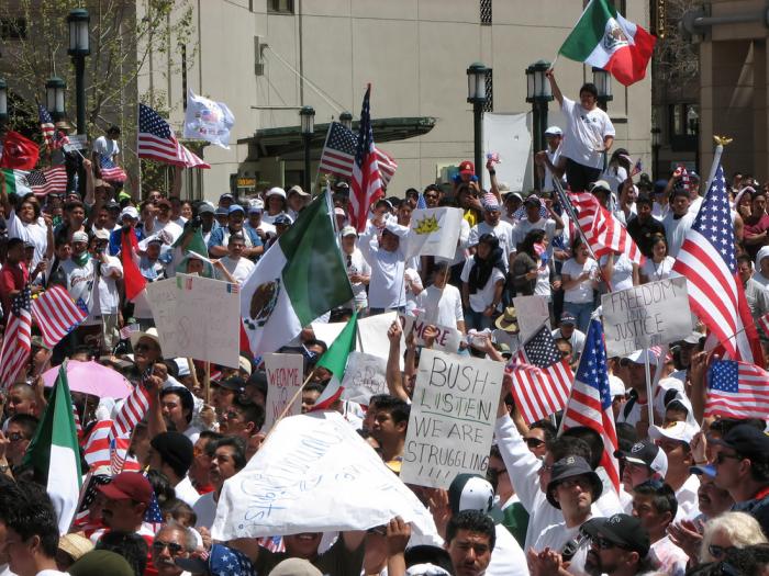 immigration rally