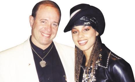 Syd Mandelbaum and Alicia Keys