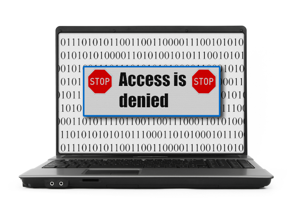 regedit access denied
